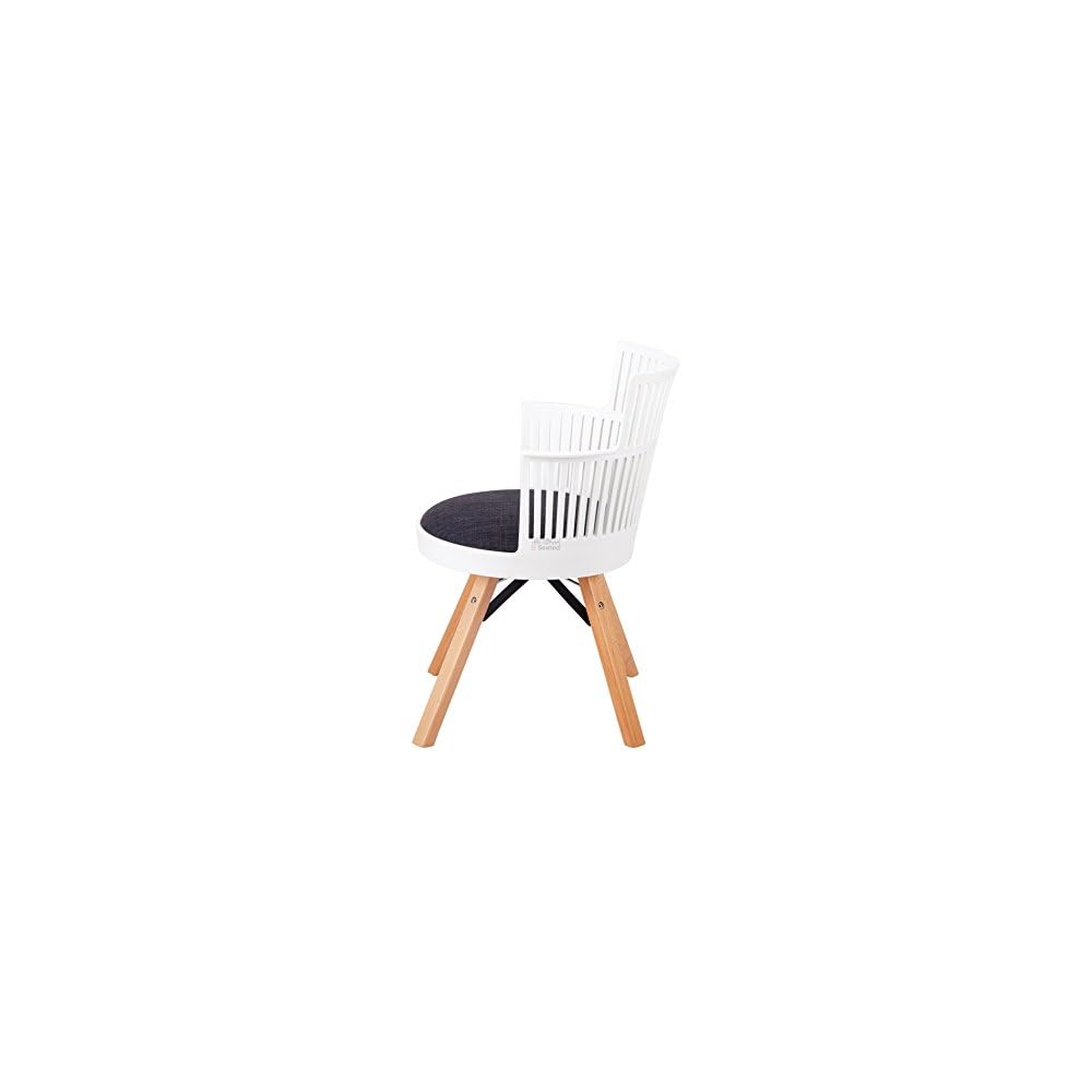 Retro Style Eiffel ArmChair, Black