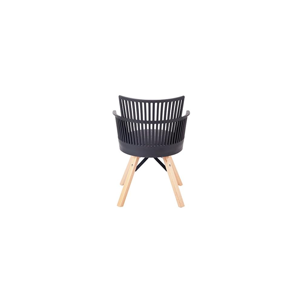 Retro Style Eiffel ArmChair, Black