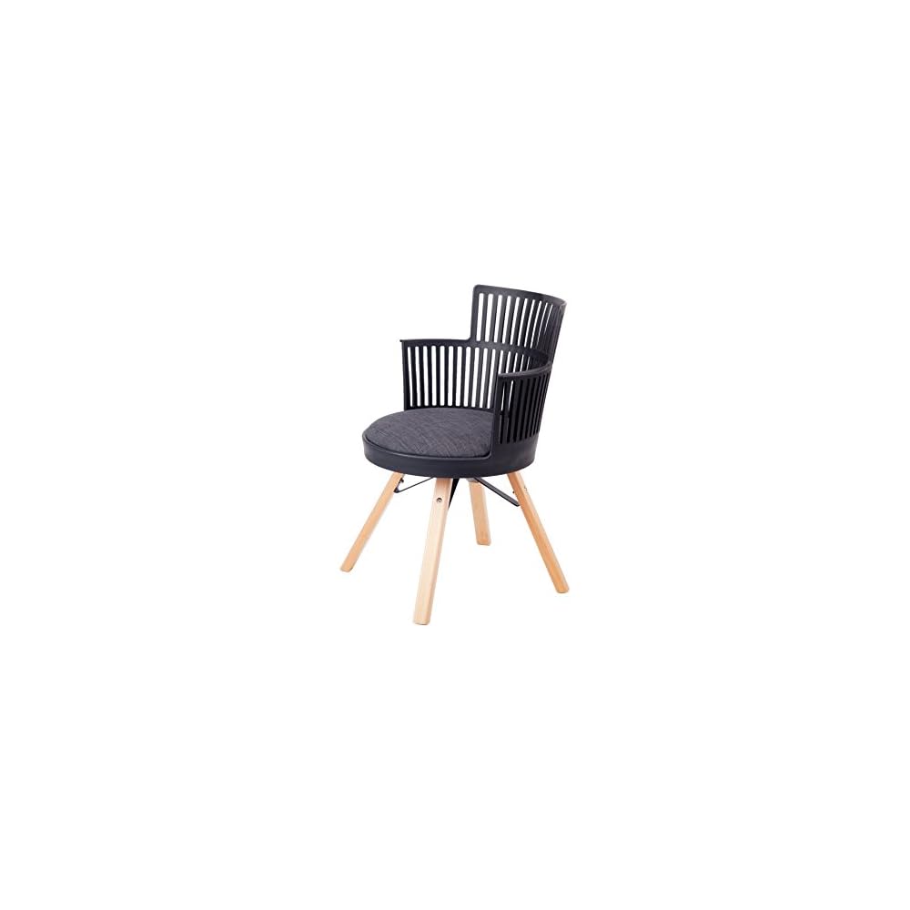 Retro Style Eiffel ArmChair, Black