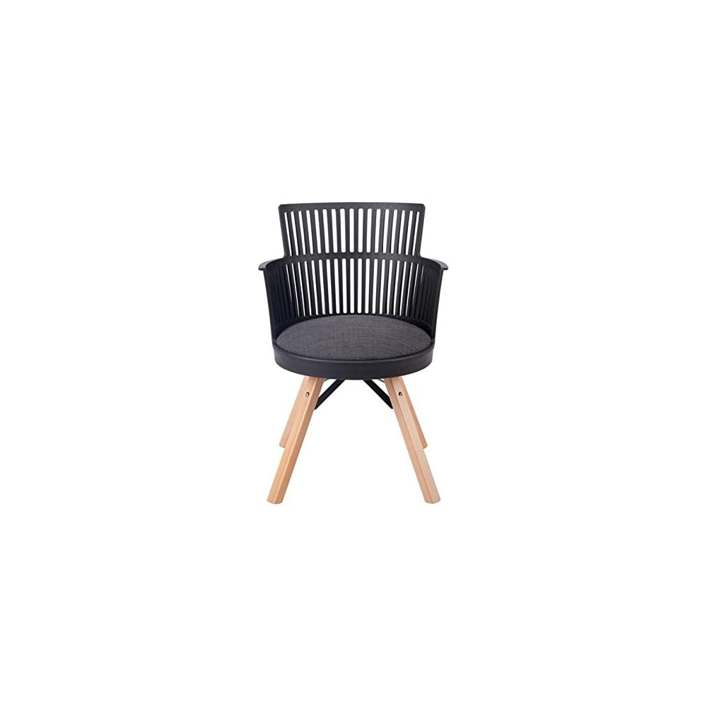 Retro Style Eiffel ArmChair, Black